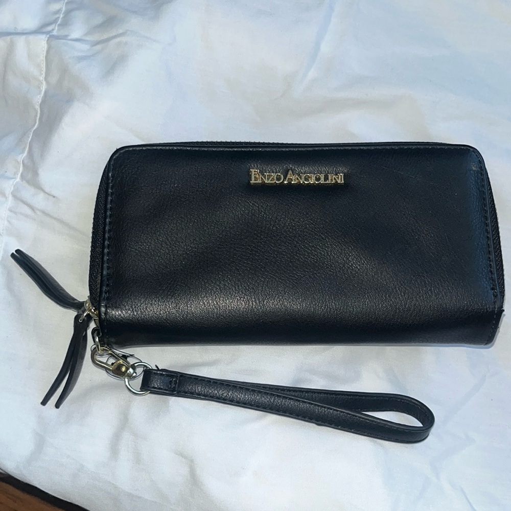 Enzo Angiolini blue wallet/wristlet
